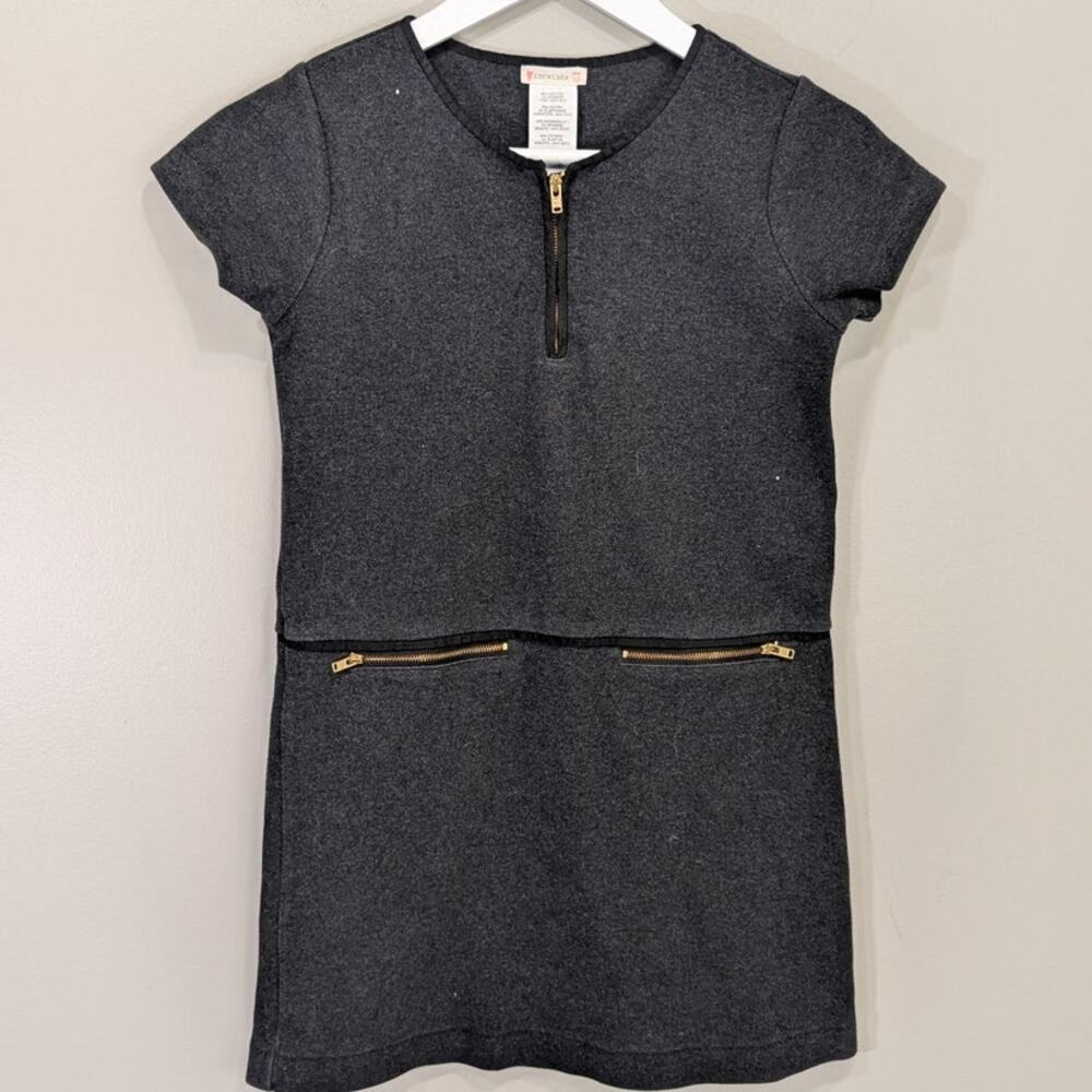 CrewCuts J. Crew Dress Grey Classic Sheath Minimalist Classic Lines - Size 12